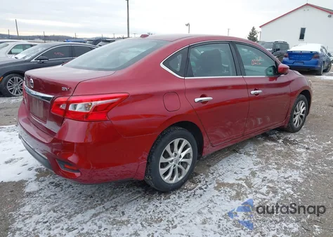 2018 Nissan Sentra Sv из США, поврежденный, VIN 3N1AB7AP9JY221271